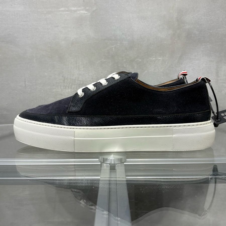 Thom browne/TB 板鞋 藏藍麂皮 尺碼/UK9 43碼-2