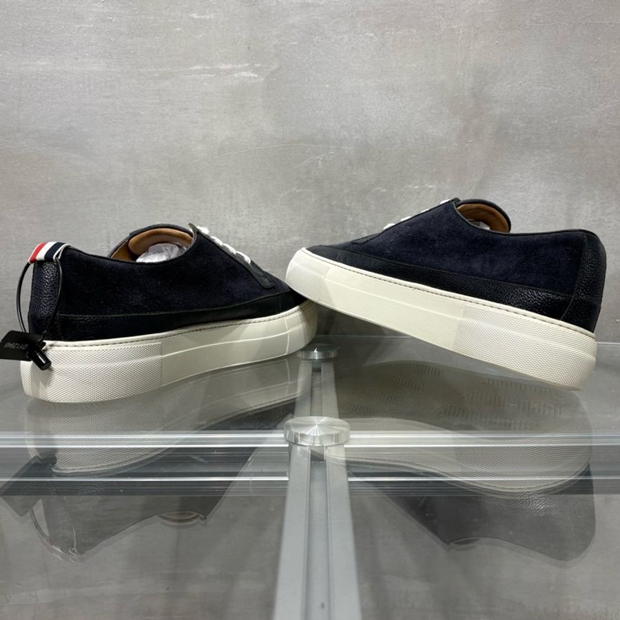 Thom browne/TB 板鞋 藏藍麂皮 尺碼/UK9 43碼-4