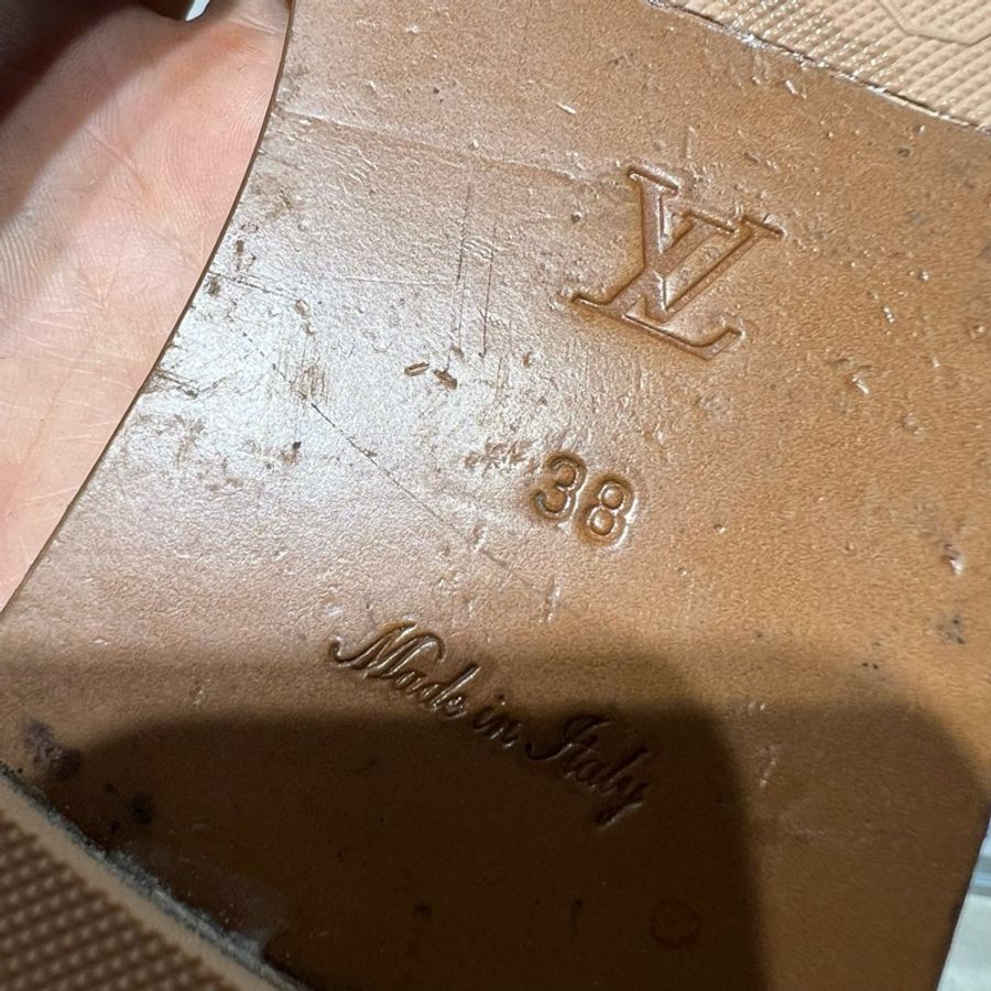 Louis Vuitton/路易威登 LV 藍天白雲 漸變老花 拖鞋 尺碼/UK4 38碼-6