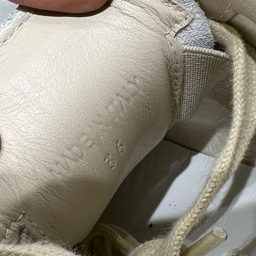Maison Margiela/梅森馬吉拉 Calfskin Replica 復古 德訓 白色 尺碼/36碼-6