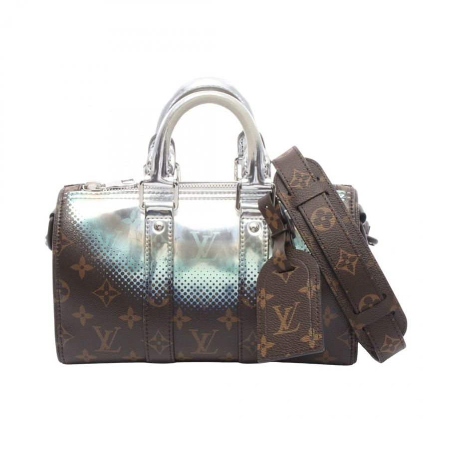 路易威登 Keepall Bandouliere 25 斜背包 M23119 Monogram Nebula-0