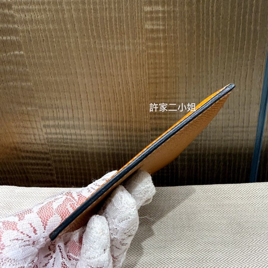 Hermes 99新閒置 棕色護照夾 Epsom皮-8