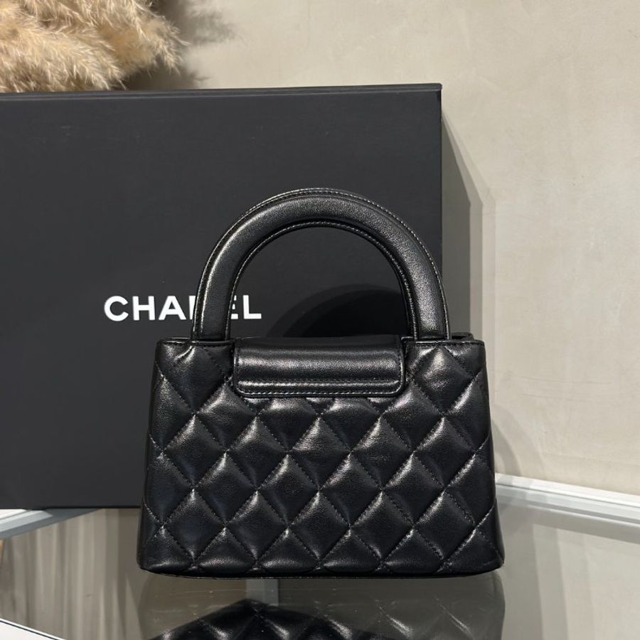 CHANEL Mini Kelly - 黑金-4