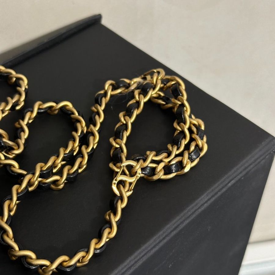 CHANEL Mini Kelly - 黑金-9