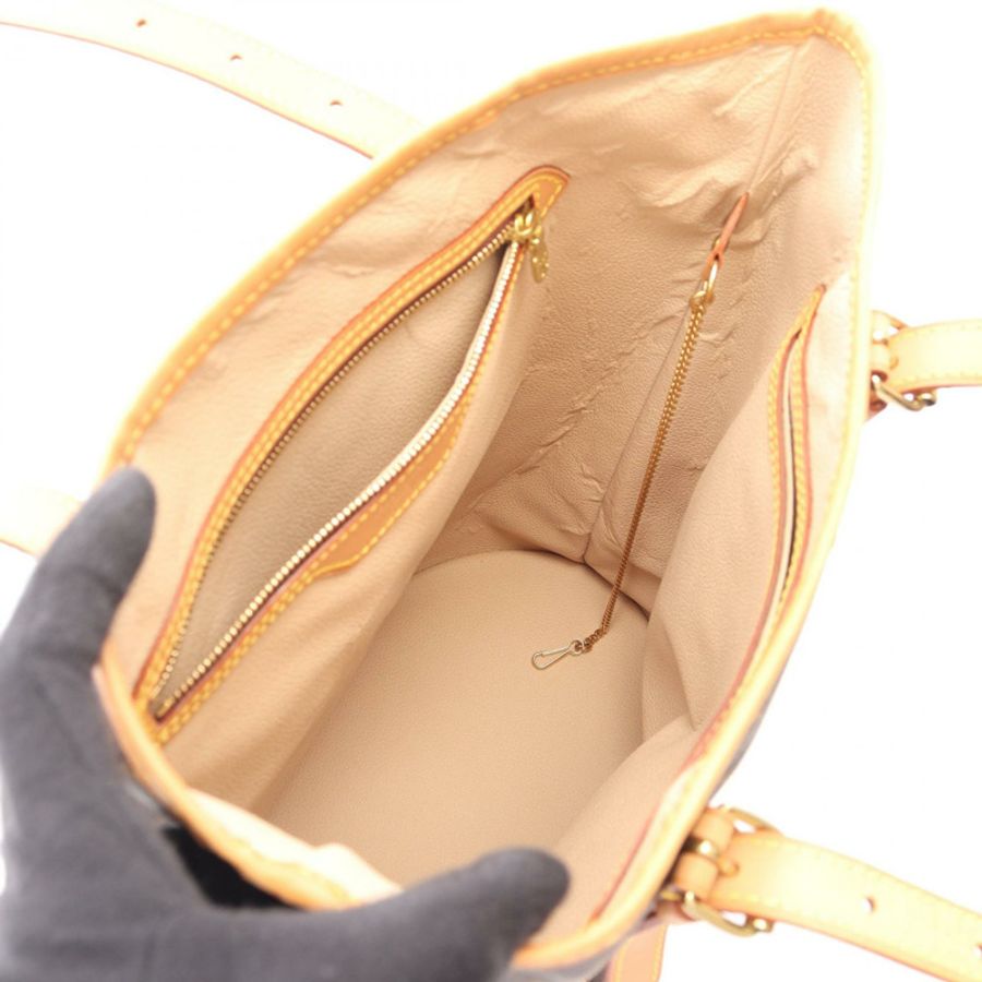 路易威登(LOUIS VUITTON)水桶包 GM 單肩包 M42236 Monogram 帆布皮革棕色二手-2