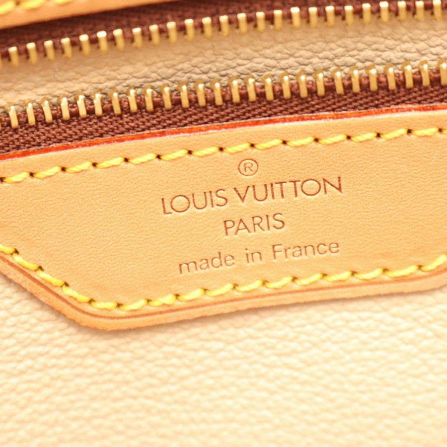 路易威登(LOUIS VUITTON)水桶包 GM 單肩包 M42236 Monogram 帆布皮革棕色二手-3