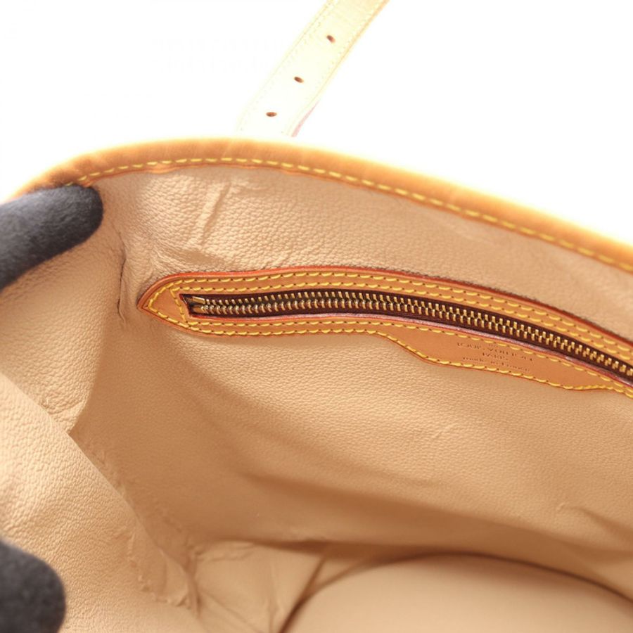 路易威登(LOUIS VUITTON)水桶包 GM 單肩包 M42236 Monogram 帆布皮革棕色二手-6