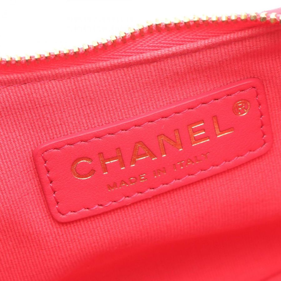 香奈兒 (CHANEL) 絎縫小號 Hobo 鏈條肩背包 AS3917 羊皮 粉紅色 二手 金色五金-3