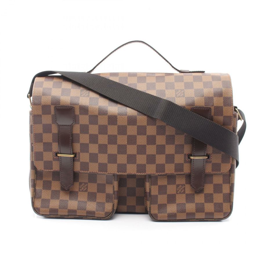 路易威登 Broadway 單肩斜背包 N42270 Damier Ebene 帆布 二手 LV-0