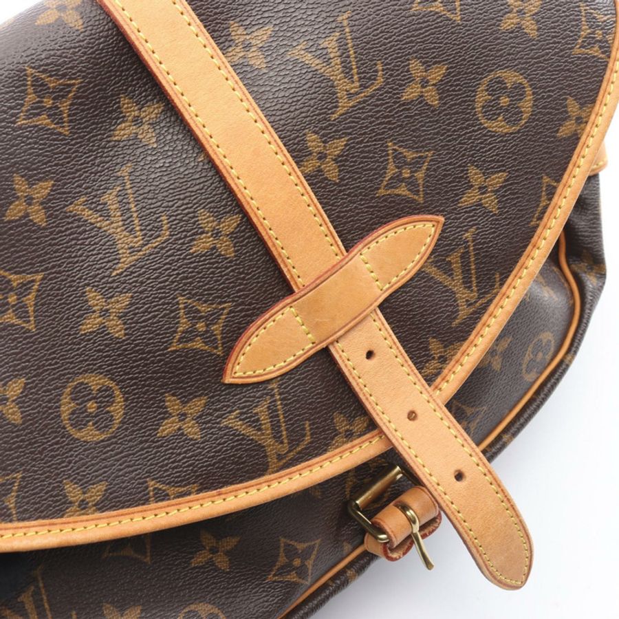 路易威登 Saumur 30 肩斜背包 M42256 Monogram 帆布 二手 LV-6