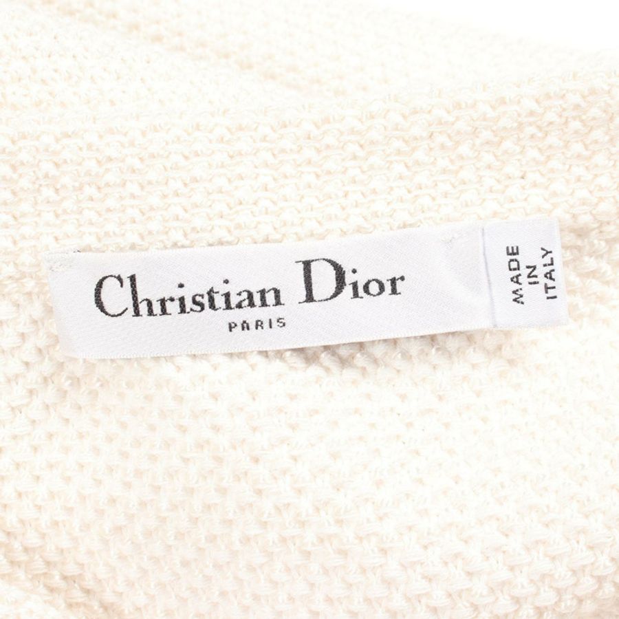 Dior DIOR MARINIERE 半身裙 414J14AM647 棉絲混紡 白色 黑色 二手 女款-2