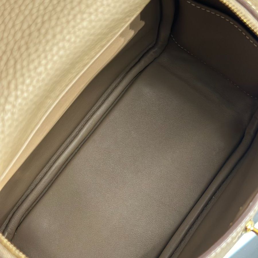 HERMES Mini Lindy - Etoupe 18 大象灰金 Y-8