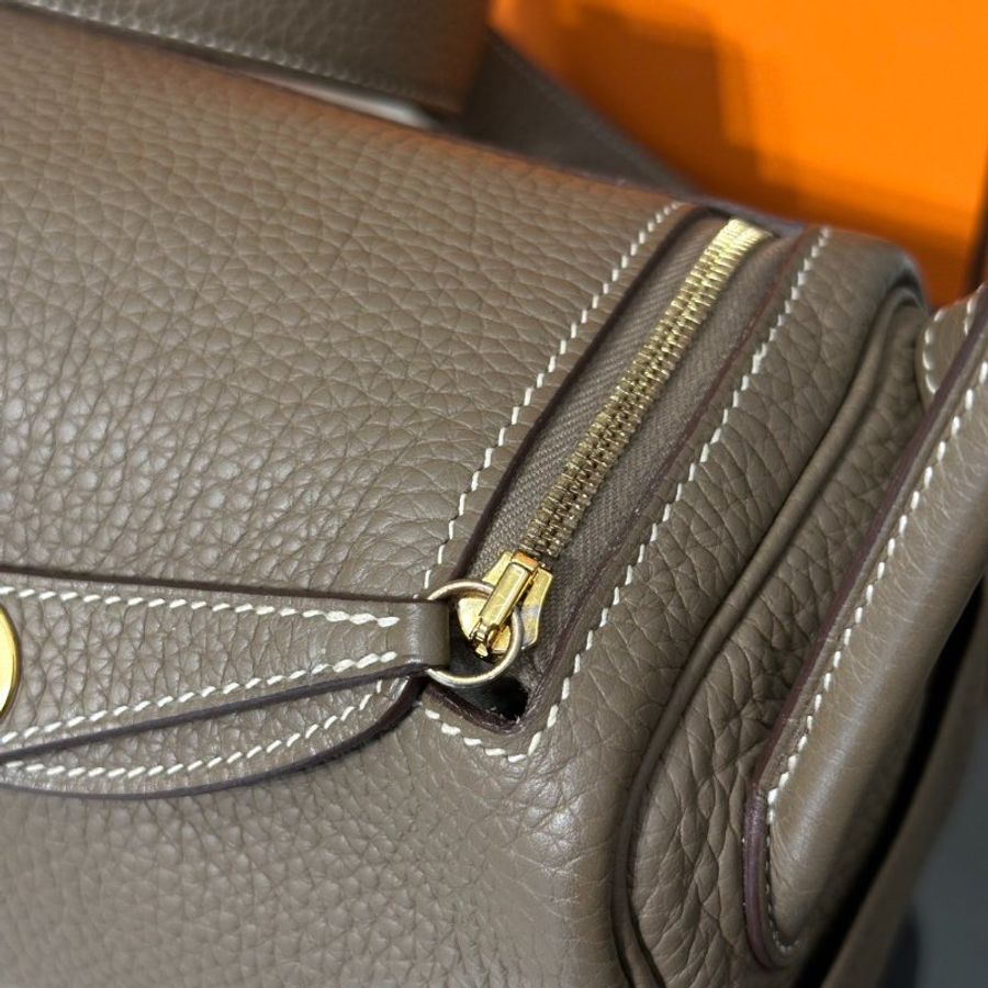 HERMES Mini Lindy - Etoupe 18 大象灰金 Y-10