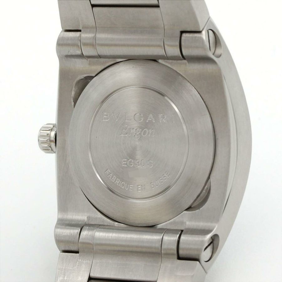 寶格麗 Ergon EG30S EG30BSSD 不鏽鋼石英錶-5