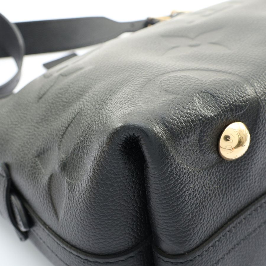 黑色 原花 牛皮 壓紋 CarryAll PM 肩背包【LOUIS VUITTON LV 路易威登】 M46288-11