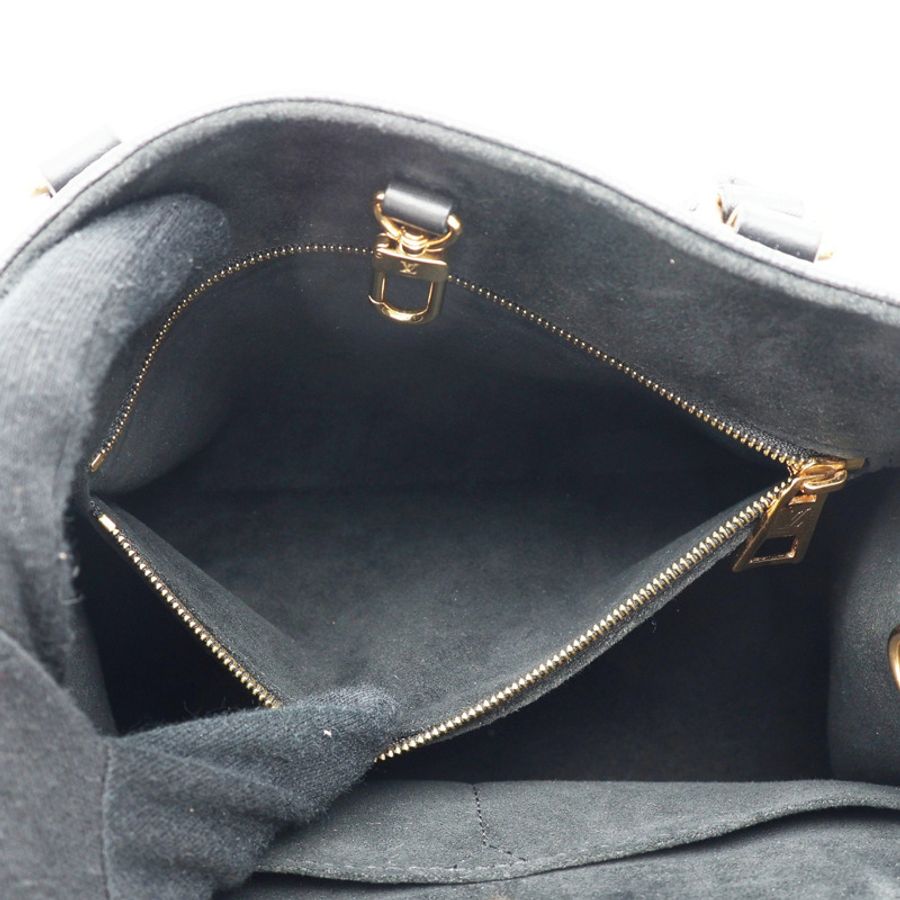 黑色 原花 牛皮 壓紋 Onthego PM 兩用包【LOUIS VUITTON LV 路易威登】 M45653-3