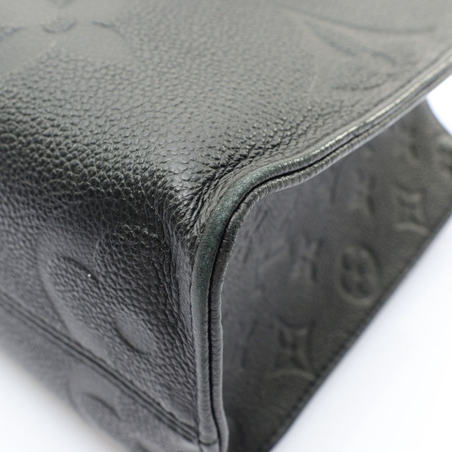 黑色 原花 牛皮 壓紋 Onthego PM 兩用包【LOUIS VUITTON LV 路易威登】 M45653-8