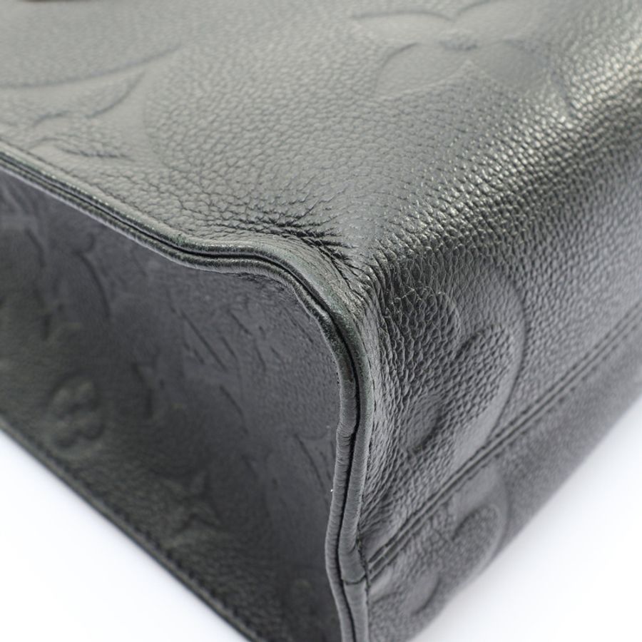 黑色 原花 牛皮 壓紋 Onthego PM 兩用包【LOUIS VUITTON LV 路易威登】 M45653-11