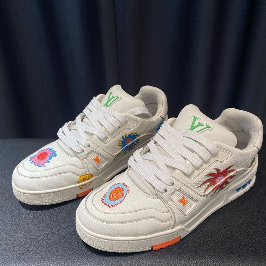路易威登/Louis Vuitton Lv Trainer 聯名草間彌生 40.5碼-0