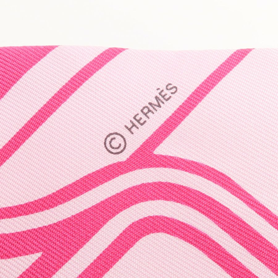 HERMES 絲質Twilly絲巾-5