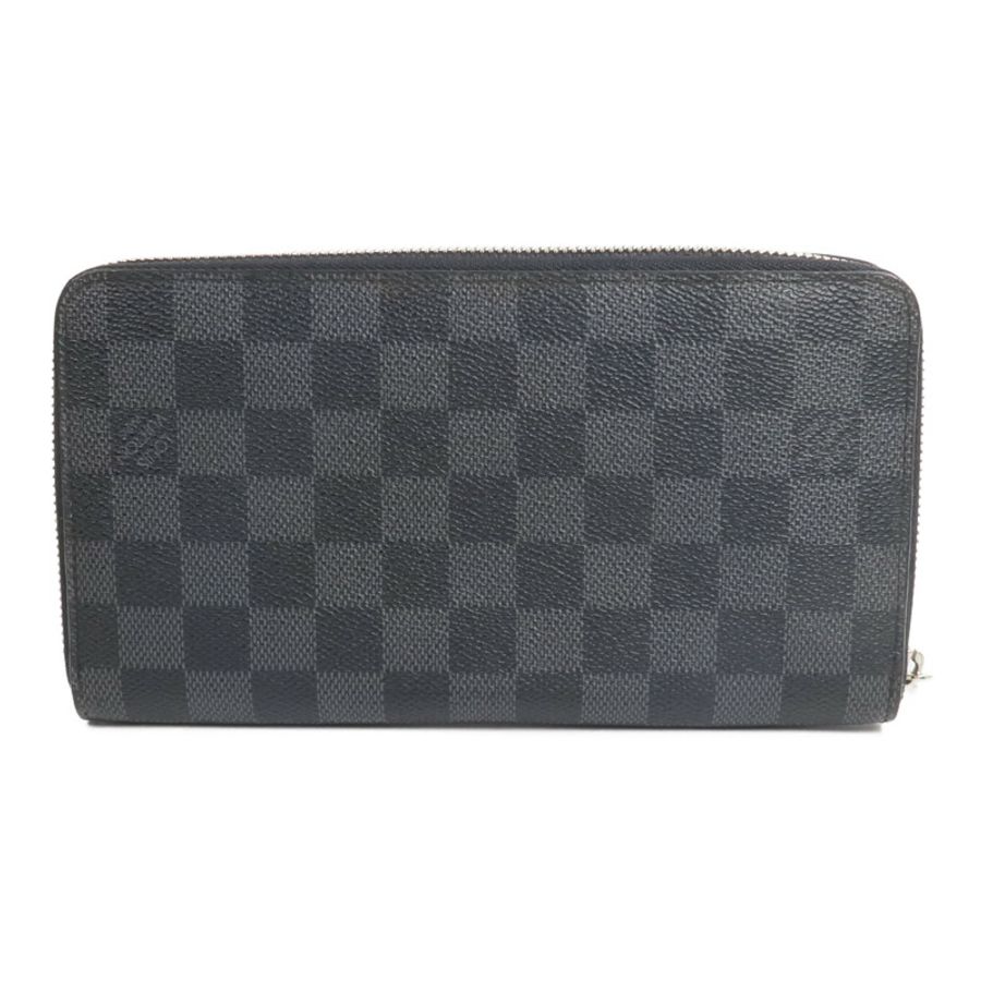 LOUIS VUITTON Damier Graphite Zippy Organizer長錢包-1