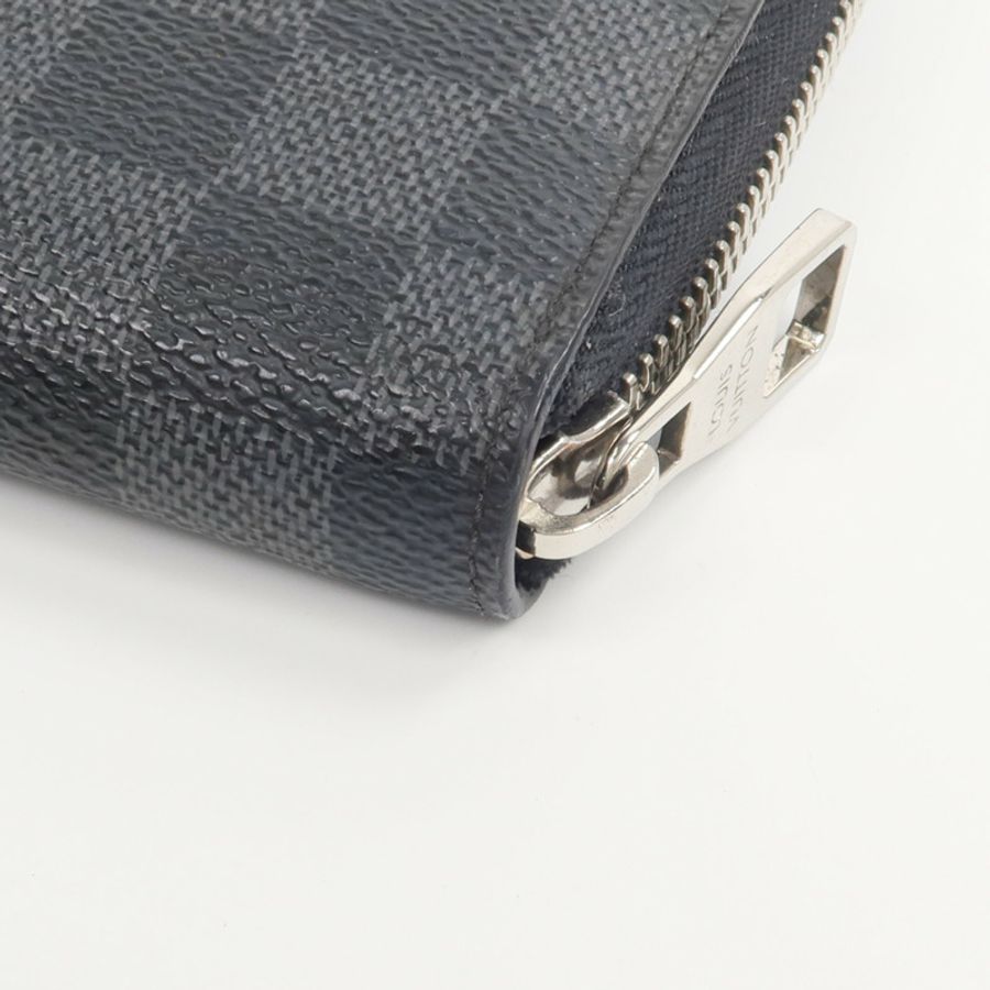 LOUIS VUITTON Damier Graphite Zippy Organizer長錢包-11