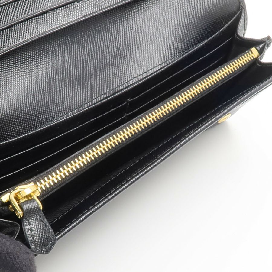 PRADA Saffiano皮革Long Wallet長錢包-8