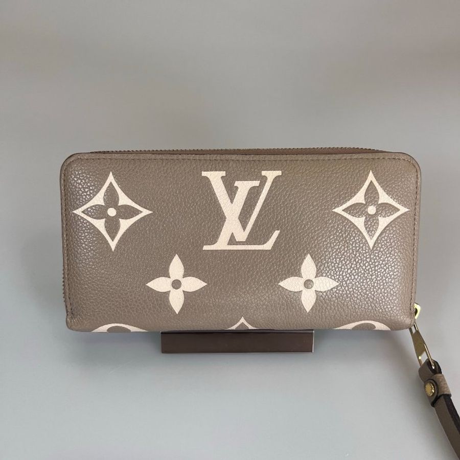 LV M69794 斑鳩灰 Empreinte花紋拉鍊長夾-1