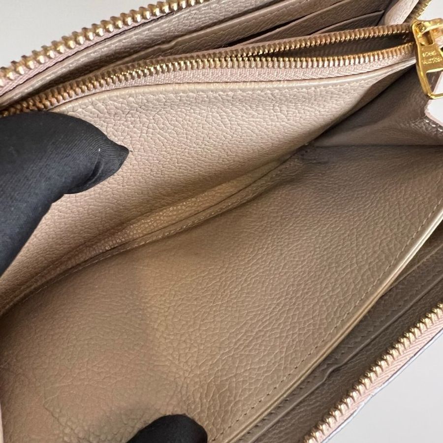 LV M69794 斑鳩灰 Empreinte花紋拉鍊長夾-5