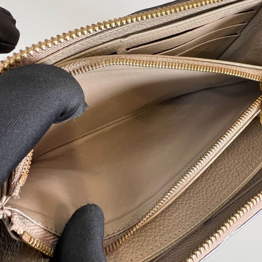 LV M69794 斑鳩灰 Empreinte花紋拉鍊長夾-8