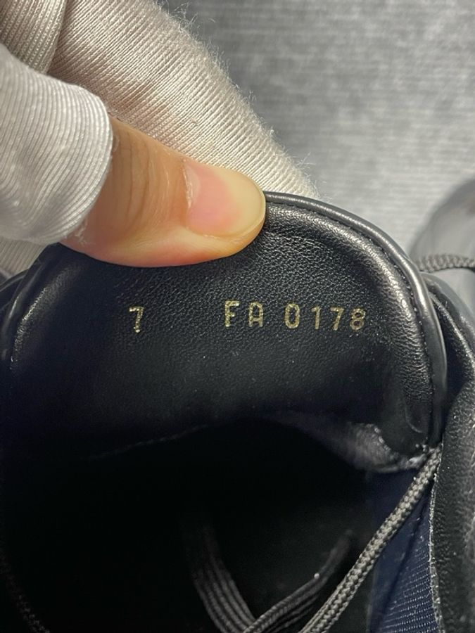 未使用 Louis Vuitton 路易威登黑色皮面松糕鞋41碼-5