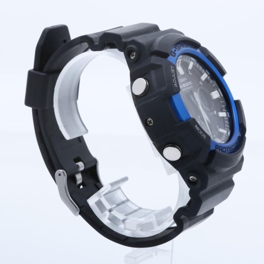 卡西歐 G-SHOCK GAW-100 系列 GAW-100B-1A2JF 指針/數位雙顯男士手錶,黑色樹脂/鋁合金錶殼-2