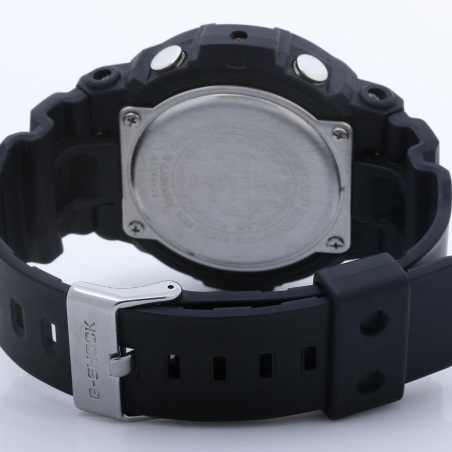 卡西歐 G-SHOCK GAW-100 系列 GAW-100B-1A2JF 指針/數位雙顯男士手錶,黑色樹脂/鋁合金錶殼-4