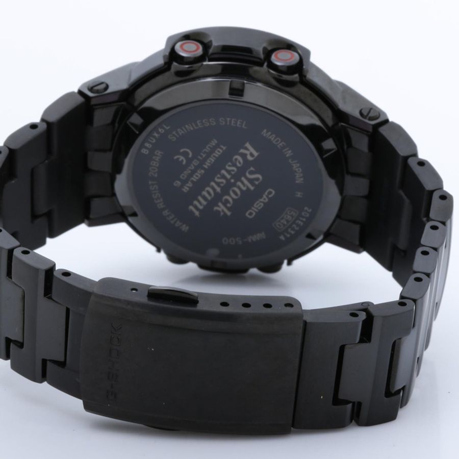卡西歐 G-SHOCK 全金屬 AW-500 系列 AWM-500-1AJF 黑色不銹鋼男士手錶-4