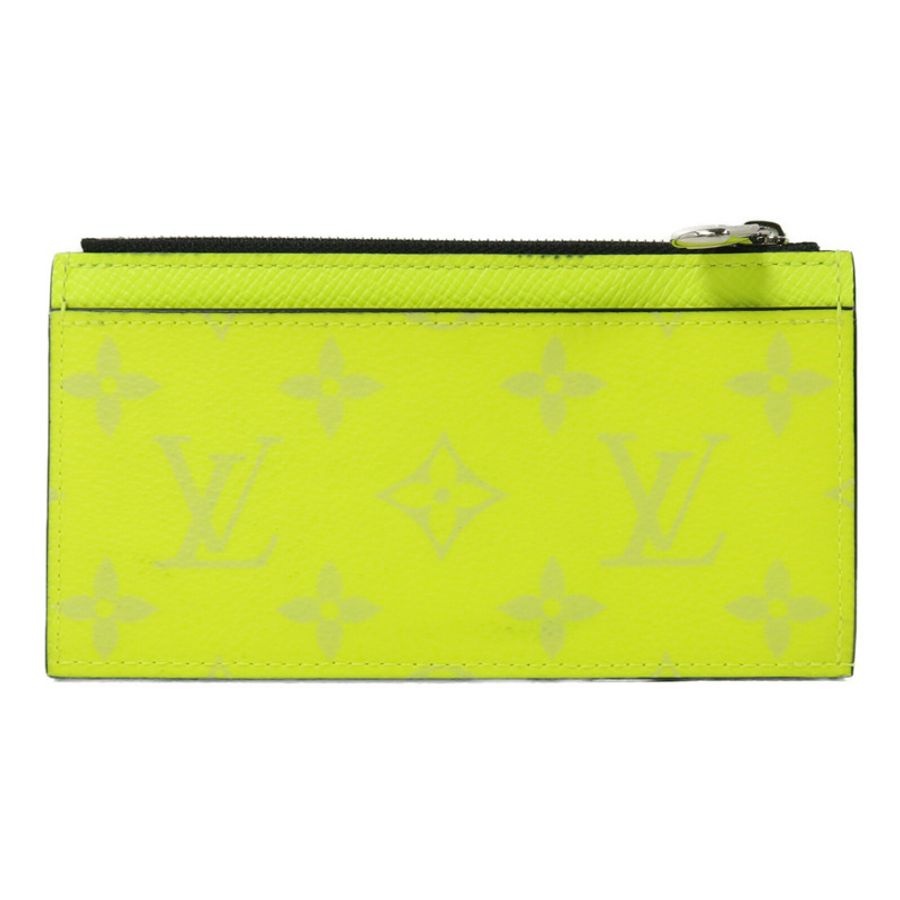 LOUIS VUITTON Monogram Taigarama Coin Card Holder卡片套-1