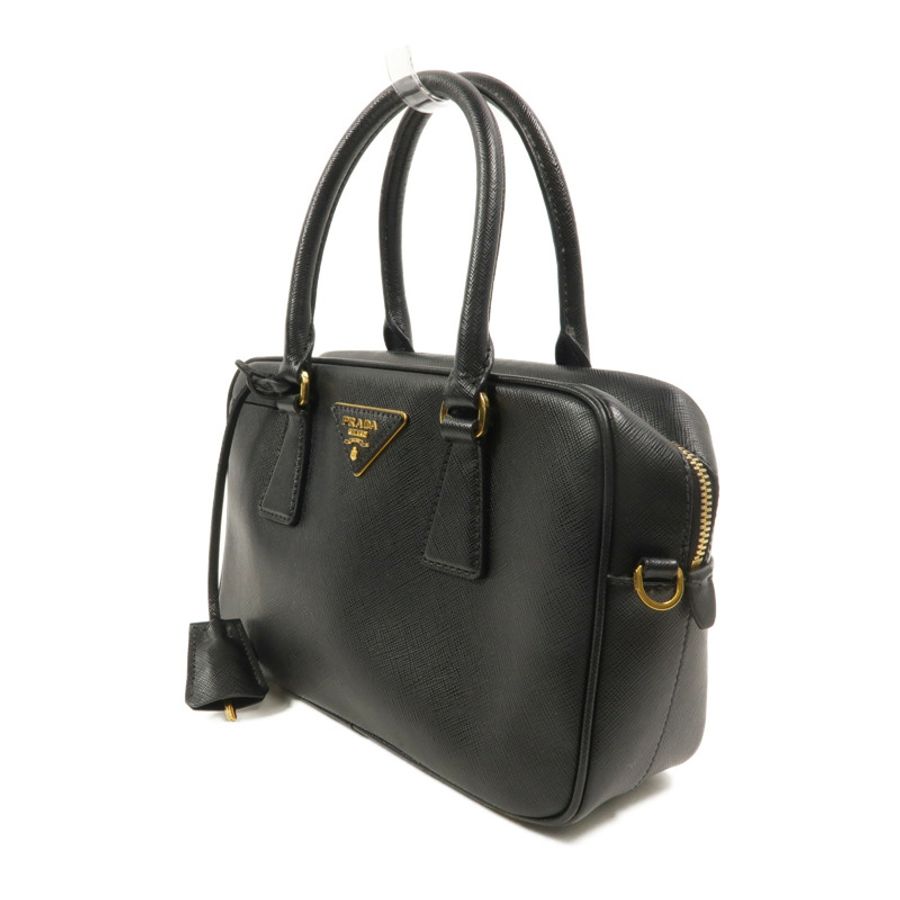 PRADA Saffiano皮革Bauletto手挽肩背兩用袋-2