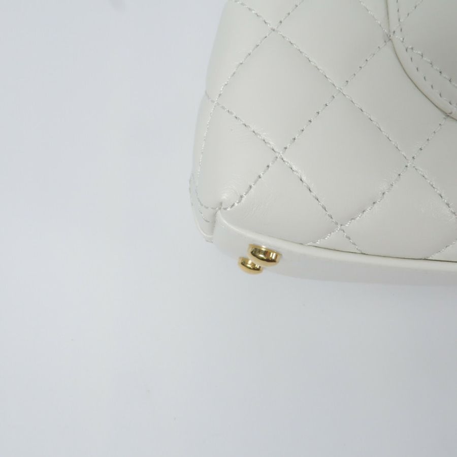 CHANEL 牛皮皮革CoCo Handle Small鏈帶手挽肩背兩用袋-12