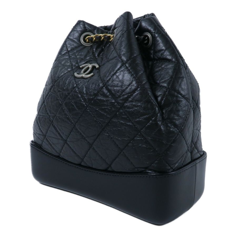 CHANEL 牛皮皮革Gabrielle BackPack鏈帶背包-2