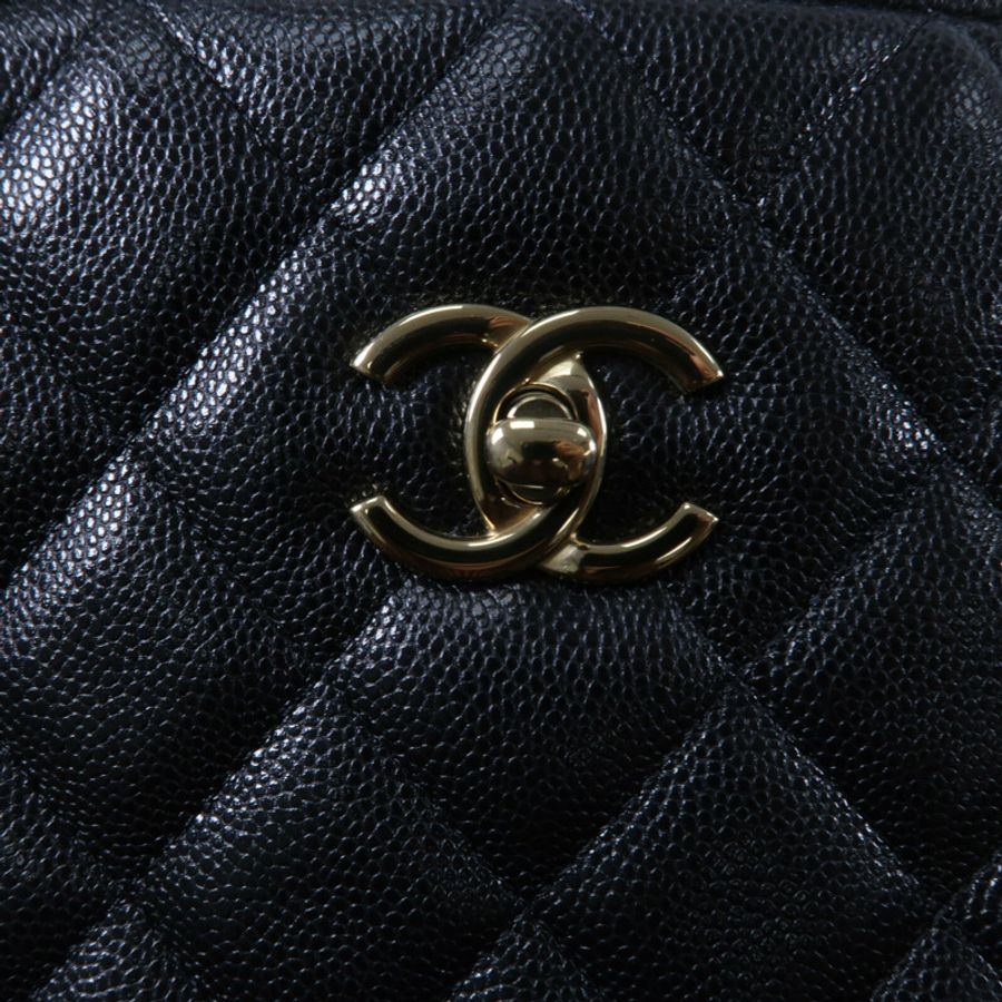 CHANEL 牛皮皮革Large Shopping Tote手挽袋-6