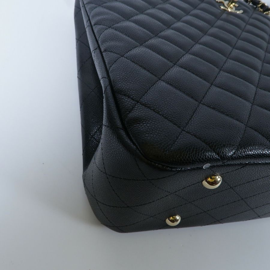 CHANEL 牛皮皮革Large Shopping Tote手挽袋-10