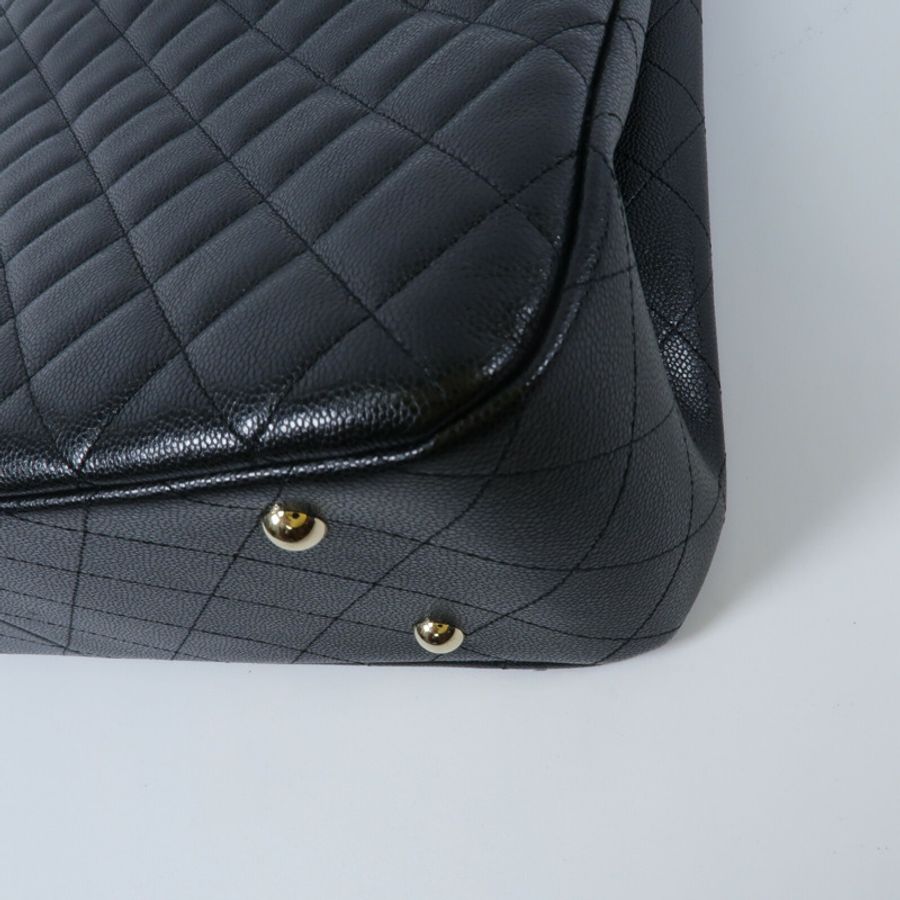 CHANEL 牛皮皮革Large Shopping Tote手挽袋-13