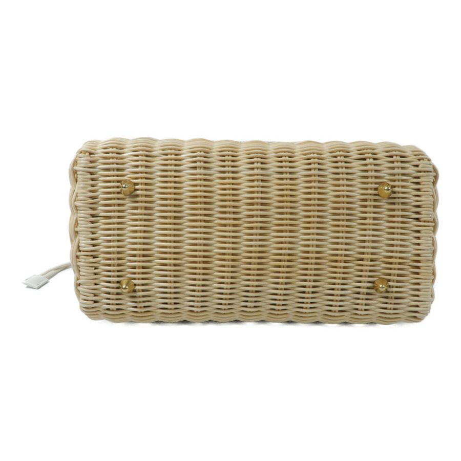 Dior 藤料Wicker Rattan Lady Dior Medium Bag手挽肩背兩用袋-3