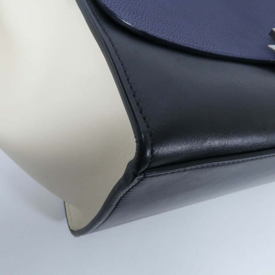 CELINE 牛皮皮革Trapeze Medium手挽肩背兩用袋-12