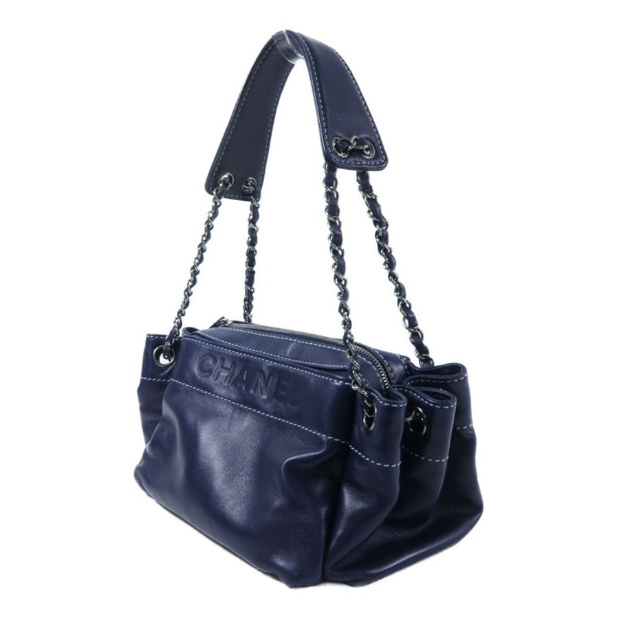 CHANEL 羊皮皮革Shoulder Bag鏈帶肩背袋-2