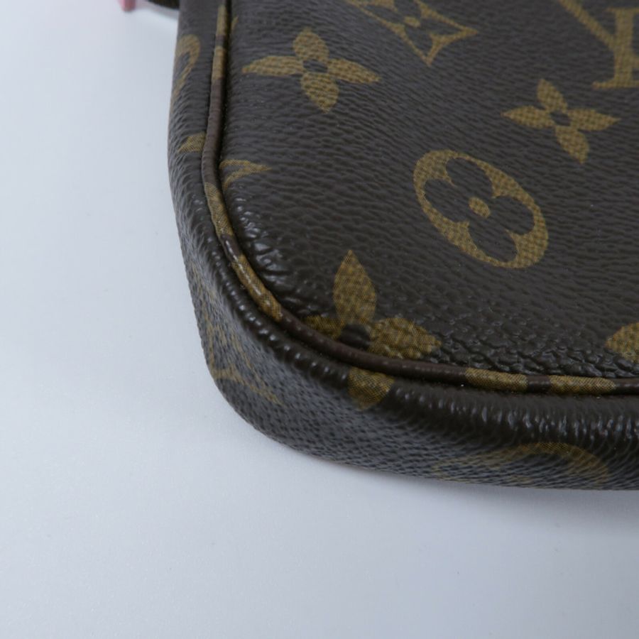 LOUIS VUITTON Monogram Vivienne Mini Pochette Accessoires手挽袋-11