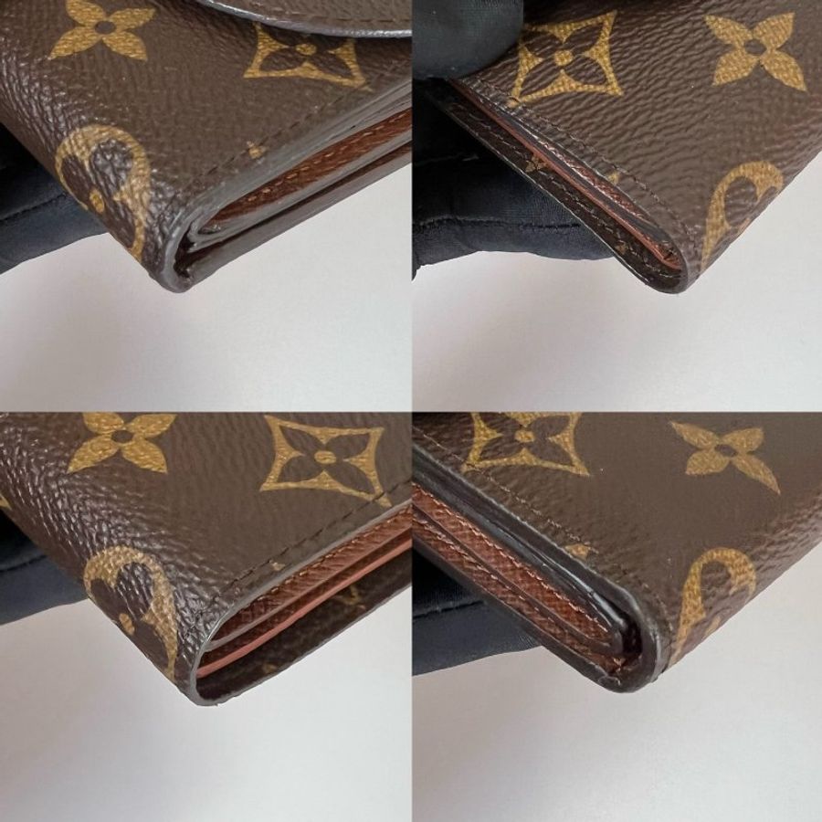 LV M60253 老花三折短夾-9