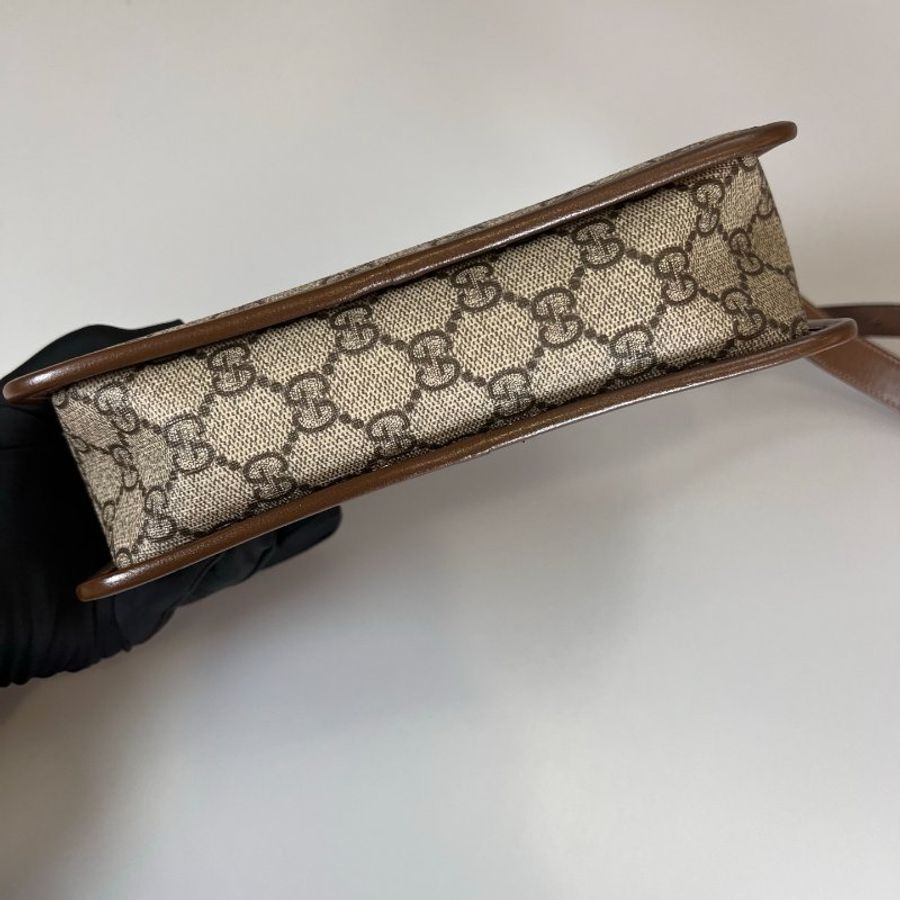 GUCCI 658572 咖老花相機包-4