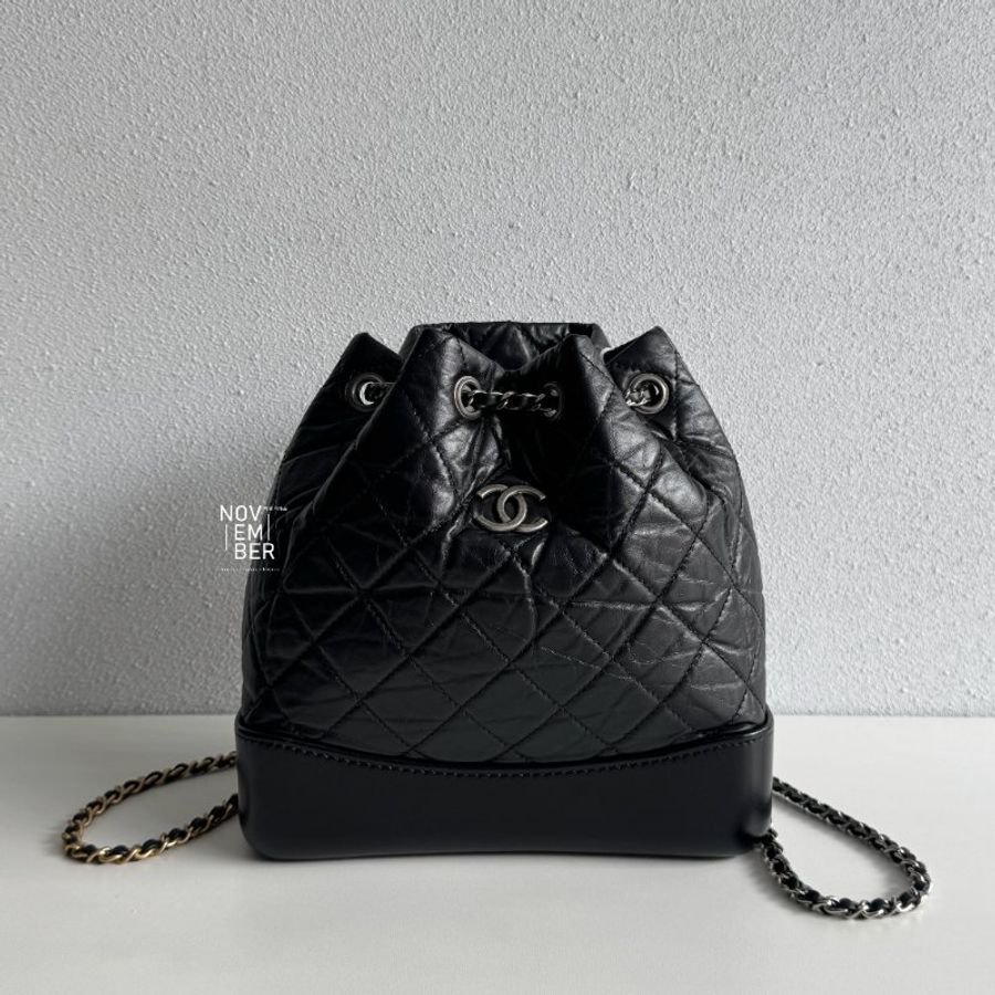 99新🆕 Chanel 香奈兒 流浪後背包 黑色小號-0