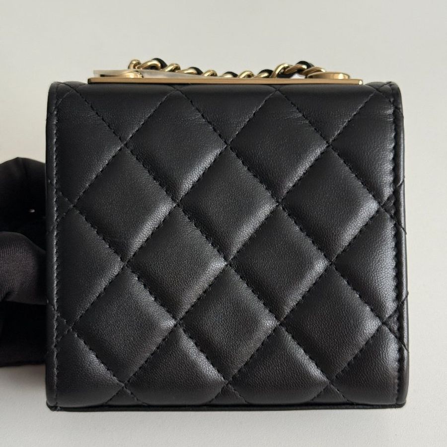 99新🆕 Chanel 香奈兒 Mini Trendy 黑色金釦-10