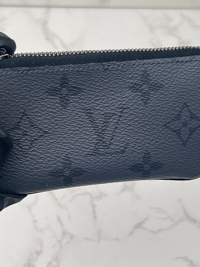 香緹國際精品 LV 黑武士雙色零錢包 1100-2